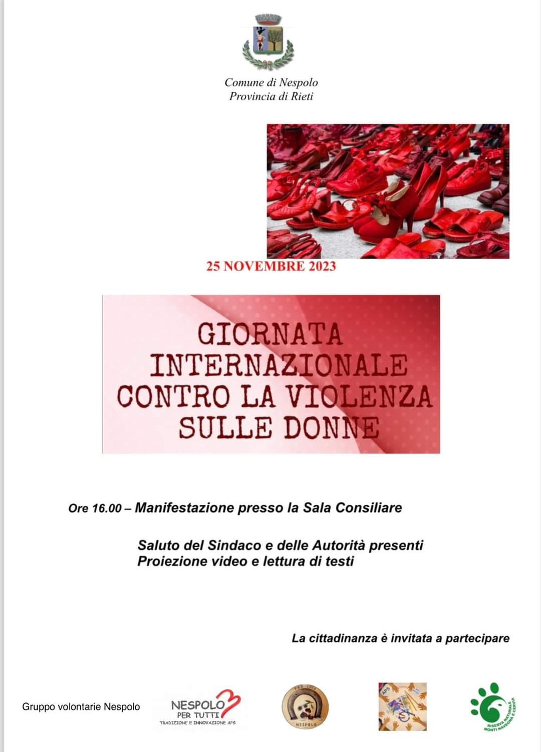 Giornata internazionale contro la violenza sulle donne 2023